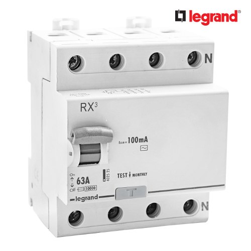 Legrand 63A 4 Pole RCCB